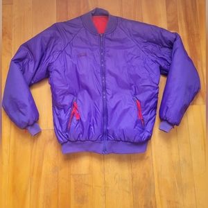 VTG Columbia Men's Large Radial Sleeve Reversible Puffer Jacket